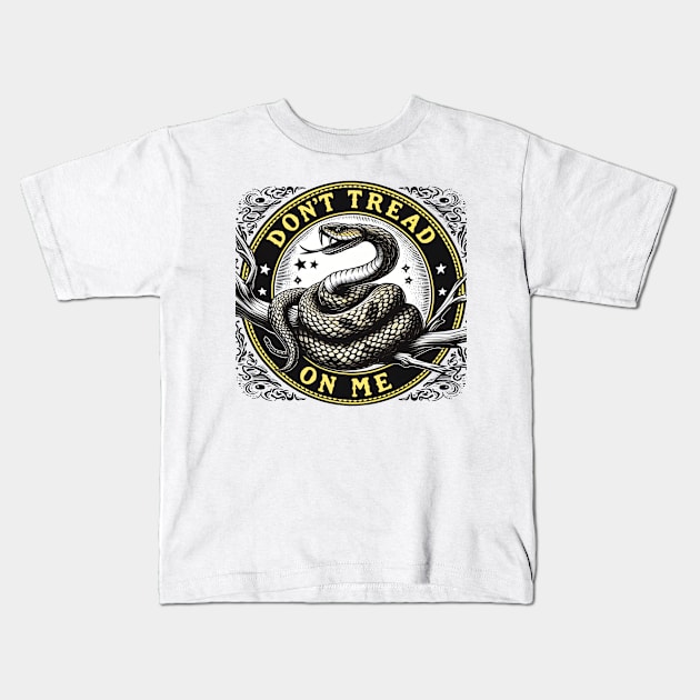 Dont Tread on Me Kids T-Shirt by WolfeTEES